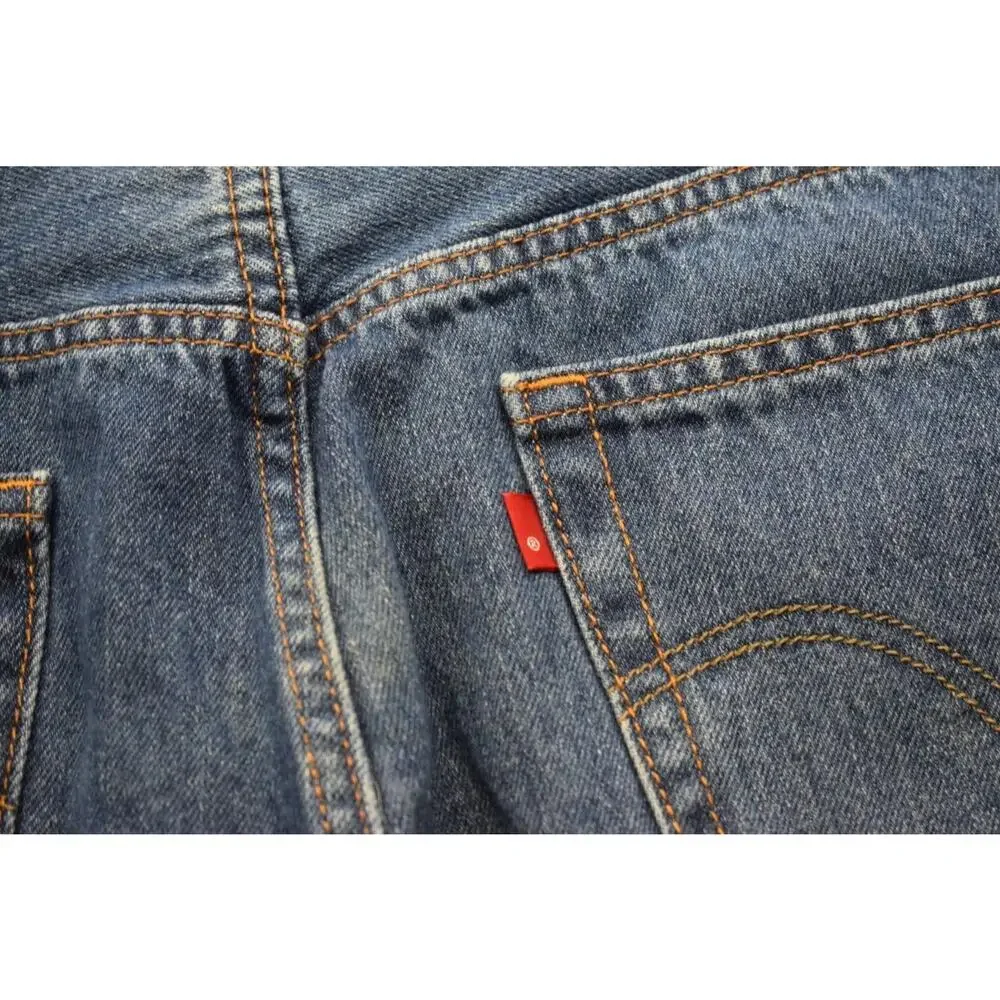 Levi's 505 Regular Fit Straight Denim Blue Jeans Mens Size‎ 38 x 29